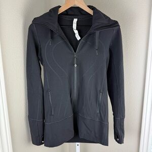 Lululemon Scuba Hoodie Full Zip Hoodie Black Size 6 Older‎ Vintage Style